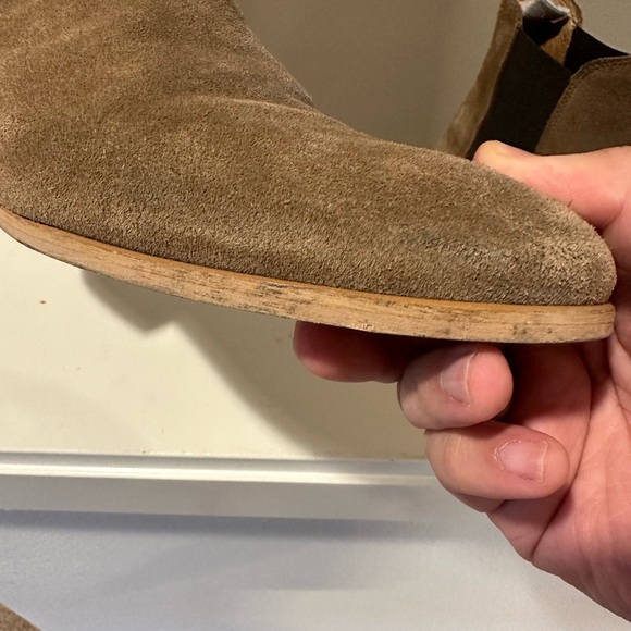 SHOE THE BEAR - Dev Chelsea Boot, Men’s Size 12, Tan Suede